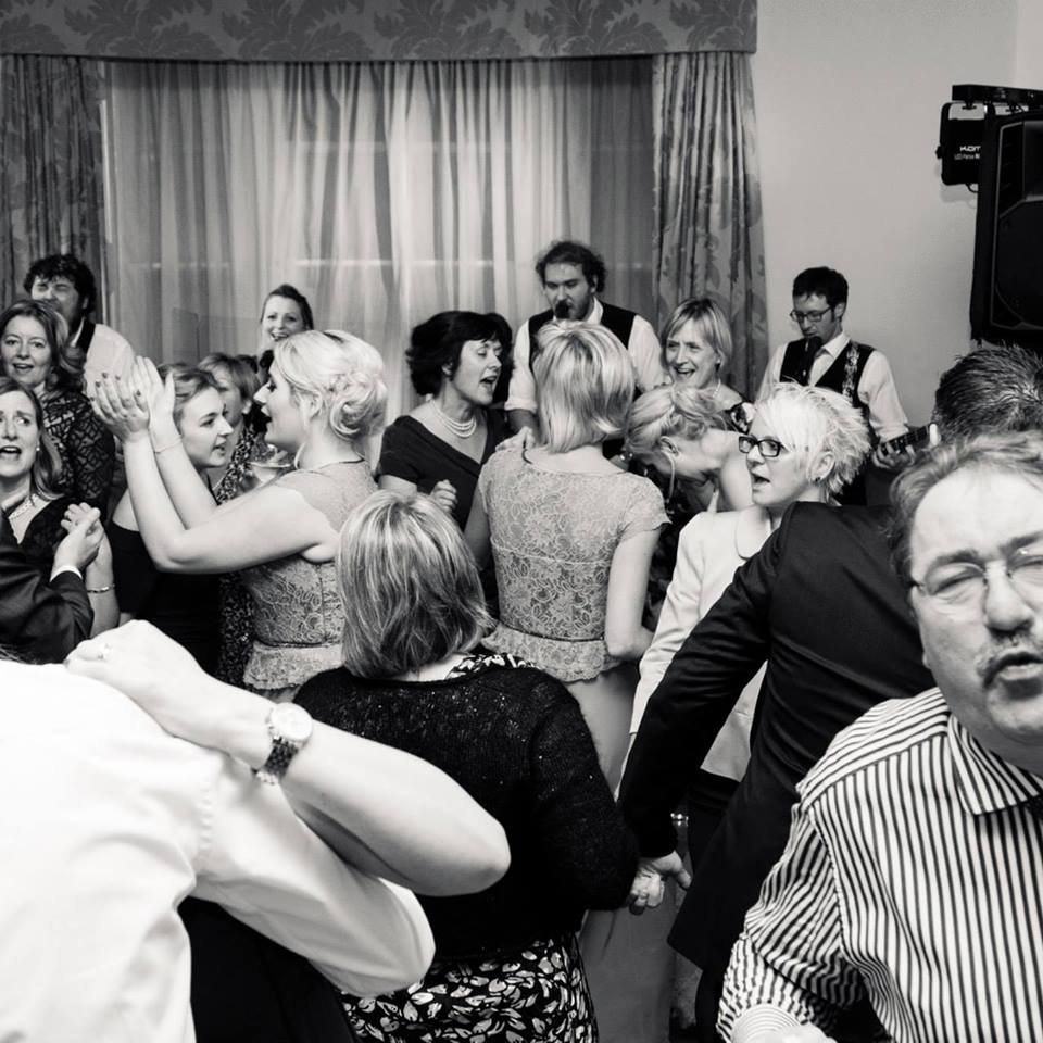 The Entertainment Company, wedding guests enjoying a party