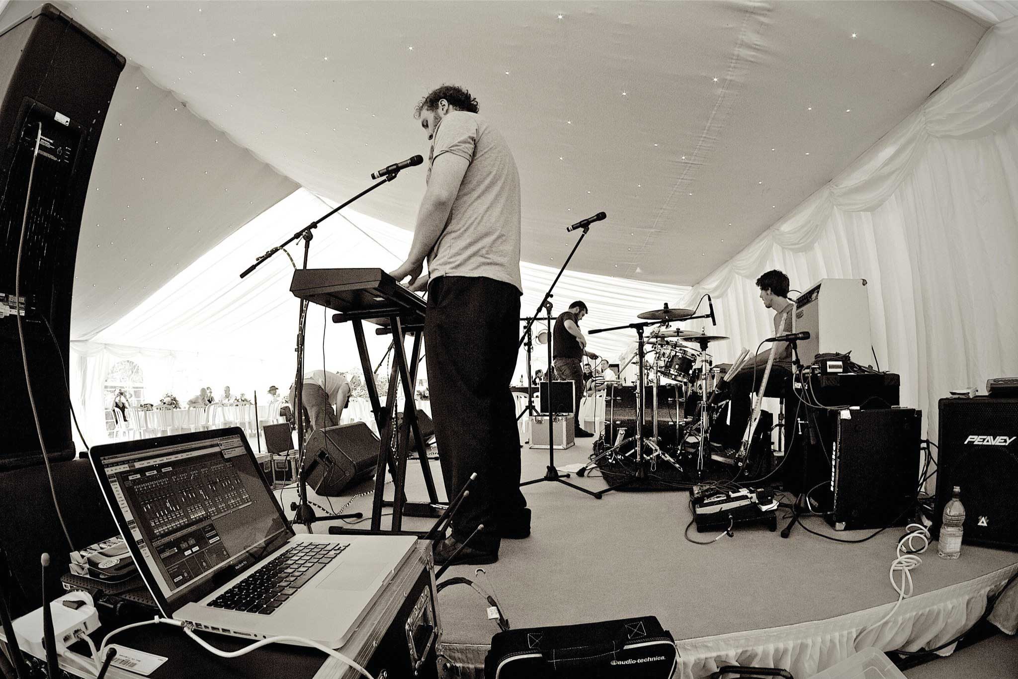 The Entertainment company at a live concert